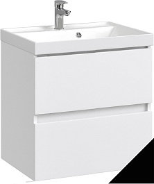 Водолей Мебель для ванной Best 60 подвесная черная – фотография-2